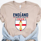 English Football Shirt Fifa World Cup 2026