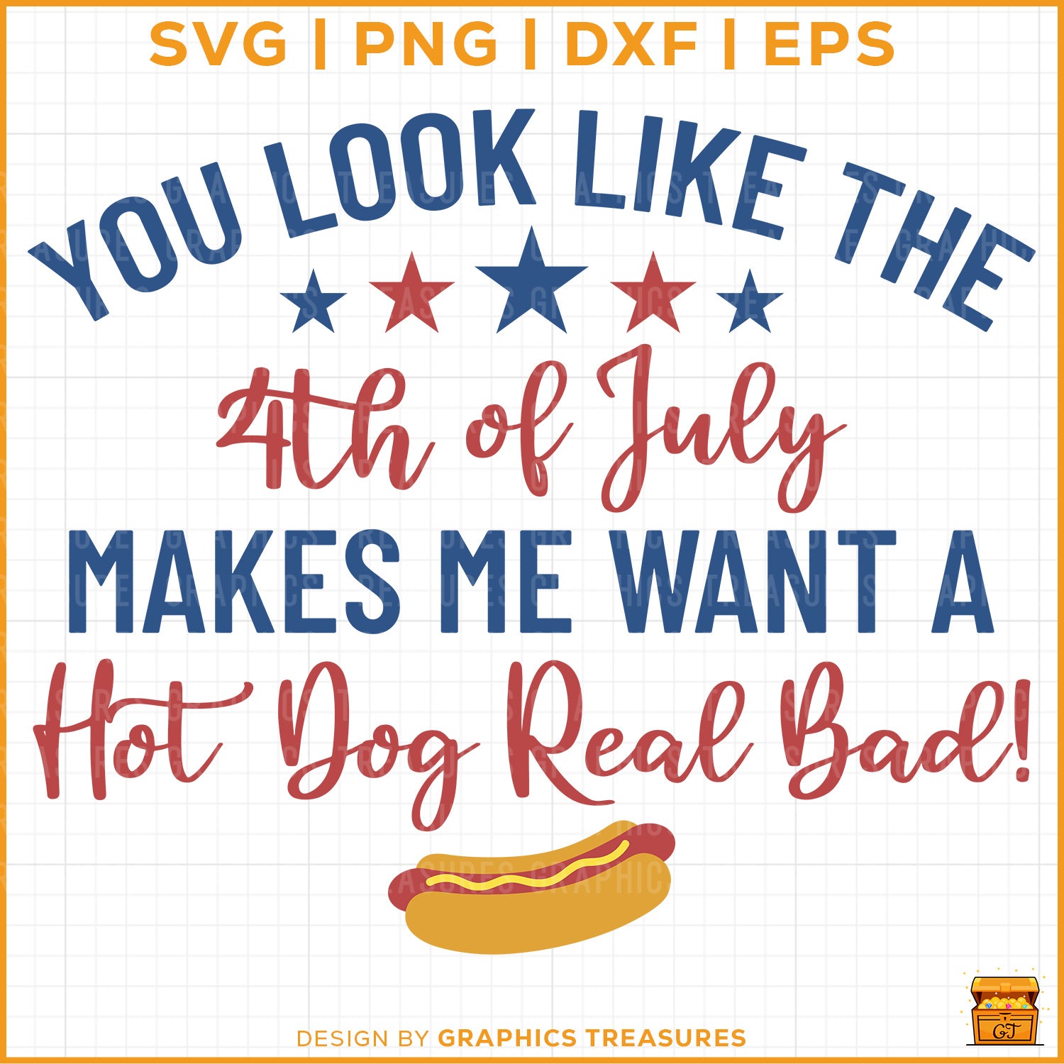 Funny Fourth of July hot dog quote SVG for Cricut and Silhouette projects